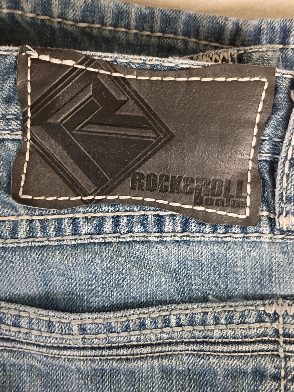 Rock & Roll® Light Blue Relaxed Fit Men’s Jeans